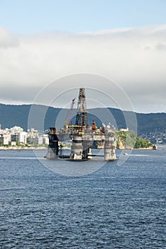 Brazil - Oil Rig In Guanabara Bay - Rio de Janeiro