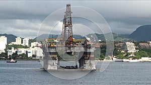 Brazil - Oil Rig In Rio de Janeiro
