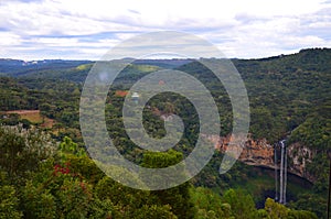 Brazil, Rio Grande do Sul, Gramado Canela, Parque do Caracol Cascata Extraordinary Nature Waterfall