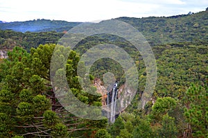 Brazil, Rio Grande do Sul, Gramado Canela, Parque do Caracol Cascata Extraordinary Nature Waterfall