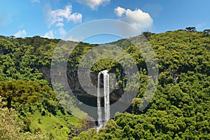 Brazil, Rio Grande do Sul, Gramado Canela, Parque do Caracol Cascata Extraordinary Nature Waterfall