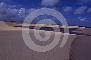 Brazil: Sanddunes at Lago do ZÃ© in Maranhao