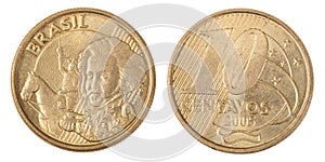 Brazil Ten Centavos Coin photo