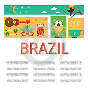 Brazil travel concept