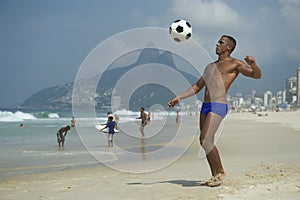 Brazilian Altinho Athletic Young Brazilian Man Beach Football