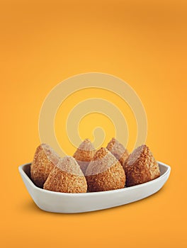 Brazilian deep fried snacks coxinha de frango