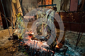 Brazilian Barbecue also known as Churrasco made by Gauchos, Brazil