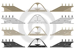 Brazilian carnival. Apoteose square in Perspective.