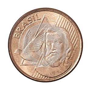 Brazilian centavos coin photo