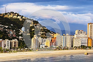 Brazilian coastal city of the Paulista coast
