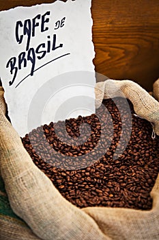 Brazilian Coffee Sackcloth photo