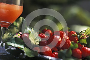 Brazilian drinks: acerola (sour cherry) juice.