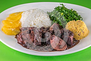 Brazilian Feijoada Food. Typical dish of Brazilian cuisine photo
