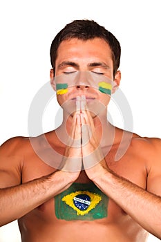 Brazilian football fan