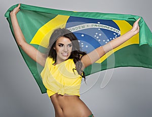 Brazilian football fan