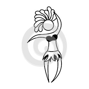 Brazilian garota dancing silhouette