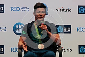 Brazilian gymnasts Medal Winners Press Conference