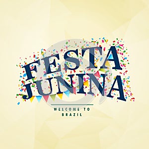 Brazilian holiday festa junina celebration party background