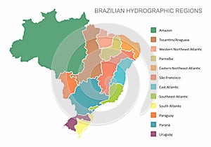 Brazilian hydrographic regions photo