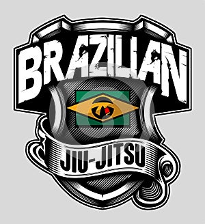 BRAZILIAN JIUJITSU SHIELD photo