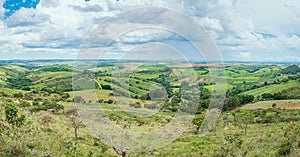 Brazilian Mineira rural landscape SÃ£o Roque de Minas - MG