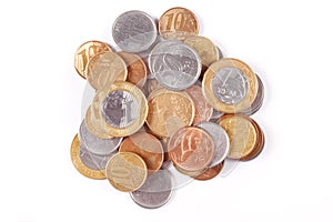 Brazilian money coins photo