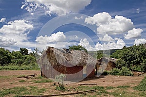 Brazilian rural houses at JalapÃ£o desert at Tocantins State