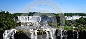 Brazilian Side of the Iguazu Falls, in Foz do Iguacu, Brazil