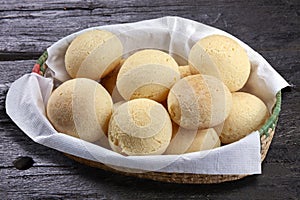 Brazilian snack, traditional cheese bread