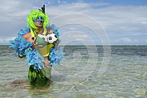 Brazilian Soccer Ball Football Drag Queen