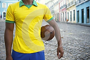 Brazilian Soccer Player Pelourinho Salvador Bahia Brazil Street