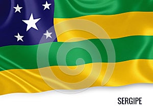 Brazilian state Sergipe flag.