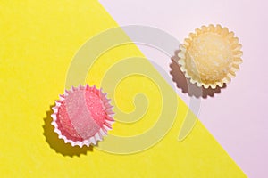 Brazilian sweets: Beijinho and Bicho de Pe. Children birthday pa photo