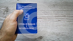 Brazilian work document and social security document