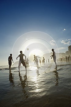 Brazilians Playing Altinho Beach Football Water photo