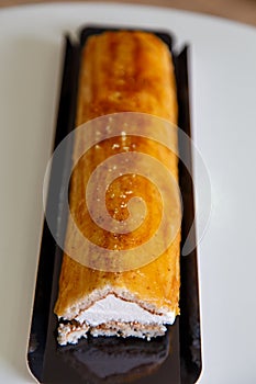 brazo de gitano, typical spanish cake photo