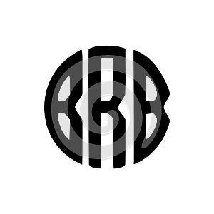 BRB letter logo design on black background. BRB creative initials letter logo concept. BRB letter design