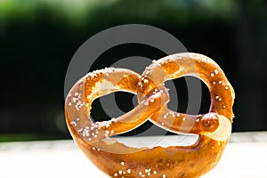 Bread alone, with green background