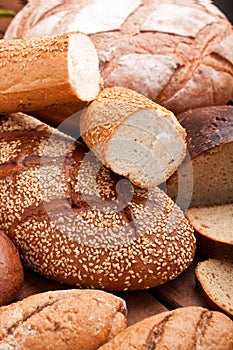 Bread Assortment Background