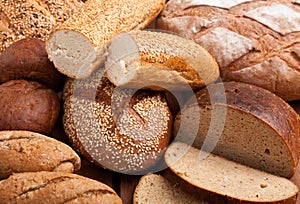 Bread Assortment Background