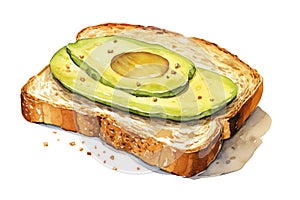 Bread background snack vegetarian sandwich avocado diet vegetable food healthy fresh green slice toast
