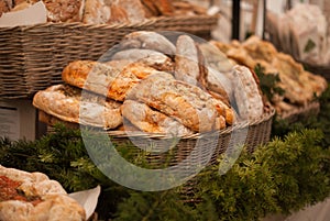 Bread in a basket