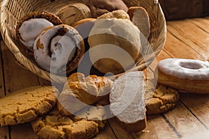 Bread basket, typical of the peoples of Mexico. 3 photo
