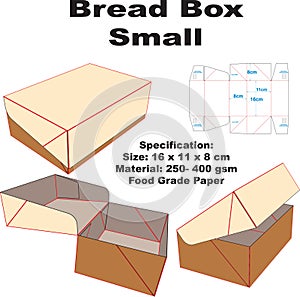 Bread Box Small Vector Draft