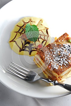 Bread butter pudding