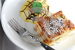 Bread butter pudding