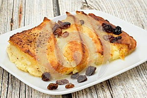 Bread and butter pudding