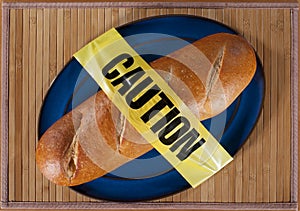Bread with Caution Tape