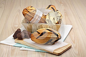 Bread with chocolate