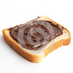 Bread with chocolate spread
